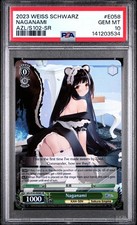 2023 WEISS SCHWARZ AZUR LANE SR E058 NAGANAMI PSA 10