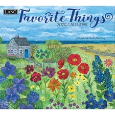 Lang Companies,  Favorite Things 2026 Wall Calendar by Wendy Bentley, 13.4'' X 1