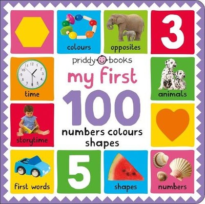 Roger Priddy Priddy Books My First 100: Numbers, Colours, Shapes (Kartonbuch)