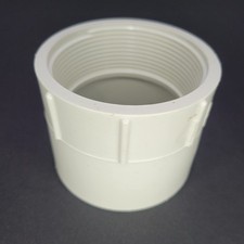 Charlotte Pipe 3 in. Schedule 40 PVC 3" Slip X 3" NPT Female Adapter White