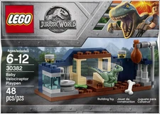 New LEGO 30382 Jurassic World Baby Velociraptor Playpen Polybag 48pcs