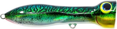 Nomad Design Chug Norris Popper - 3.75 | 0.75oz, Silver Green Mackerel 