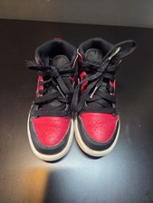 Jordan Kids Red and Black Sneakers Size 11c