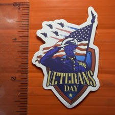 VETERANS DAY Sticker Military Navy Patriotic American Soldier