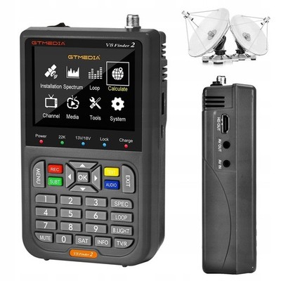 GTMEDIA V8 Finder2 HD Satelliten DVB-S2/S2X Signalfinder 3,5 LCD Sat Messgerät