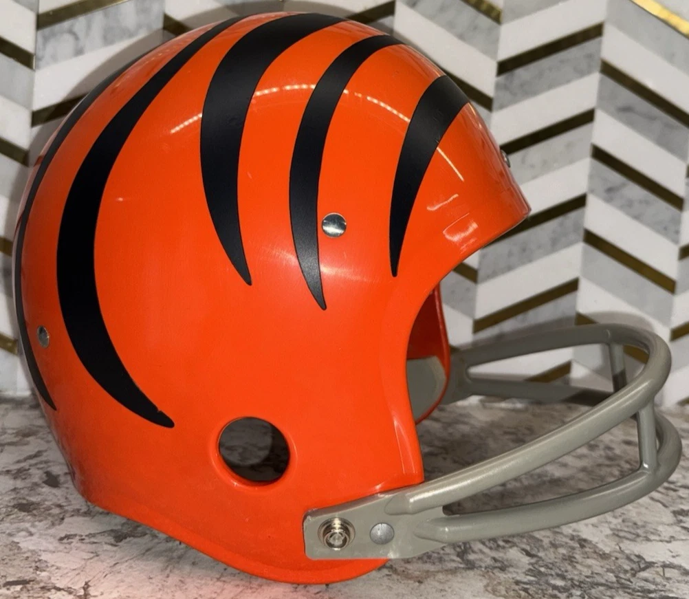 Casco Calcio Cincinnati Bengals NUOVO 2025 RAVE Full Size - Foto 13