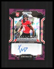 2025 Xzavier Henderson Rookie Card Auto -  Panini Purple Ice /199 #DPA-XHN