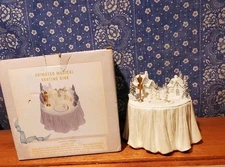 Animated Christmas Musical Skating Rink Cracker Barrel Exclusive New Open Box