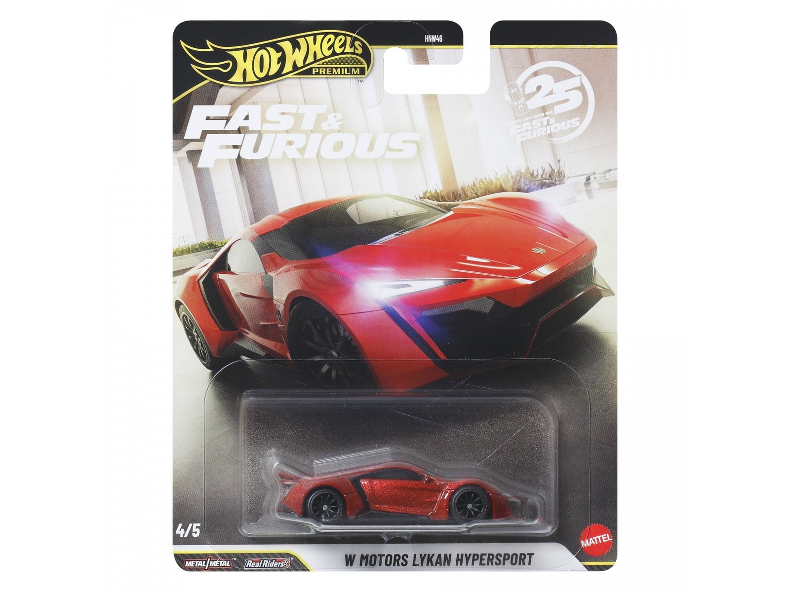 Hot Wheels Premium Fast & Furious 1:64 W Motors Lykan Hypersport