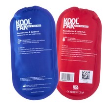 Koolpak Luxury Hot & Cold Reusable Pack Oval - 12.5 x 25.5cm