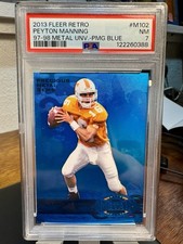 2013 Fleer Retro Peyton Manning 97 - 98 Precious Metal Gems PMG 34/50 RARE PSA 7