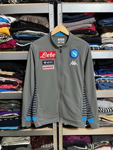 Kappa Napoli 2018 – Veste Training Homme Bleu Marine Taille M