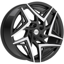 Shift H36 Valve 20x8.5 5x100 35mm Blackmachined Tips Wheel Rim 20 Inch