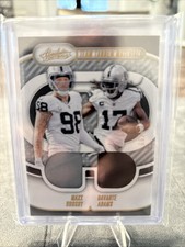 2024 Absolute Maxx Crosby Davante Adams Team Tandem Dual Patch /99 Raiders