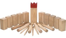 Kubb Hochwertiges Wurf-Spiel aus Massiv-Holz ...