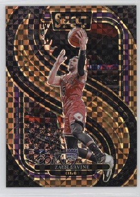 2024 Panini Select Premier Level Bronze Checker Prizm 40/49 Zach LaVine #115 hs9