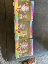 3-Care Bears 2024 Flocked Figures Pack Of 2 Cheer & Tenderheart bear Sealed