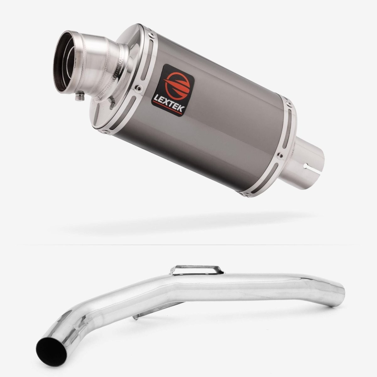 Lextek Slip-on S/Steel 350mm Exhaust for Triumph Explorer 1200 12-18