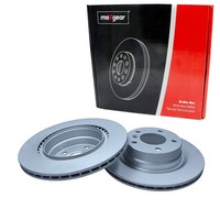 2X Maxgear Bremsschebeiben 300Mm BelÜFtet Hinten Passend FÜR BMW 1 2 3 4