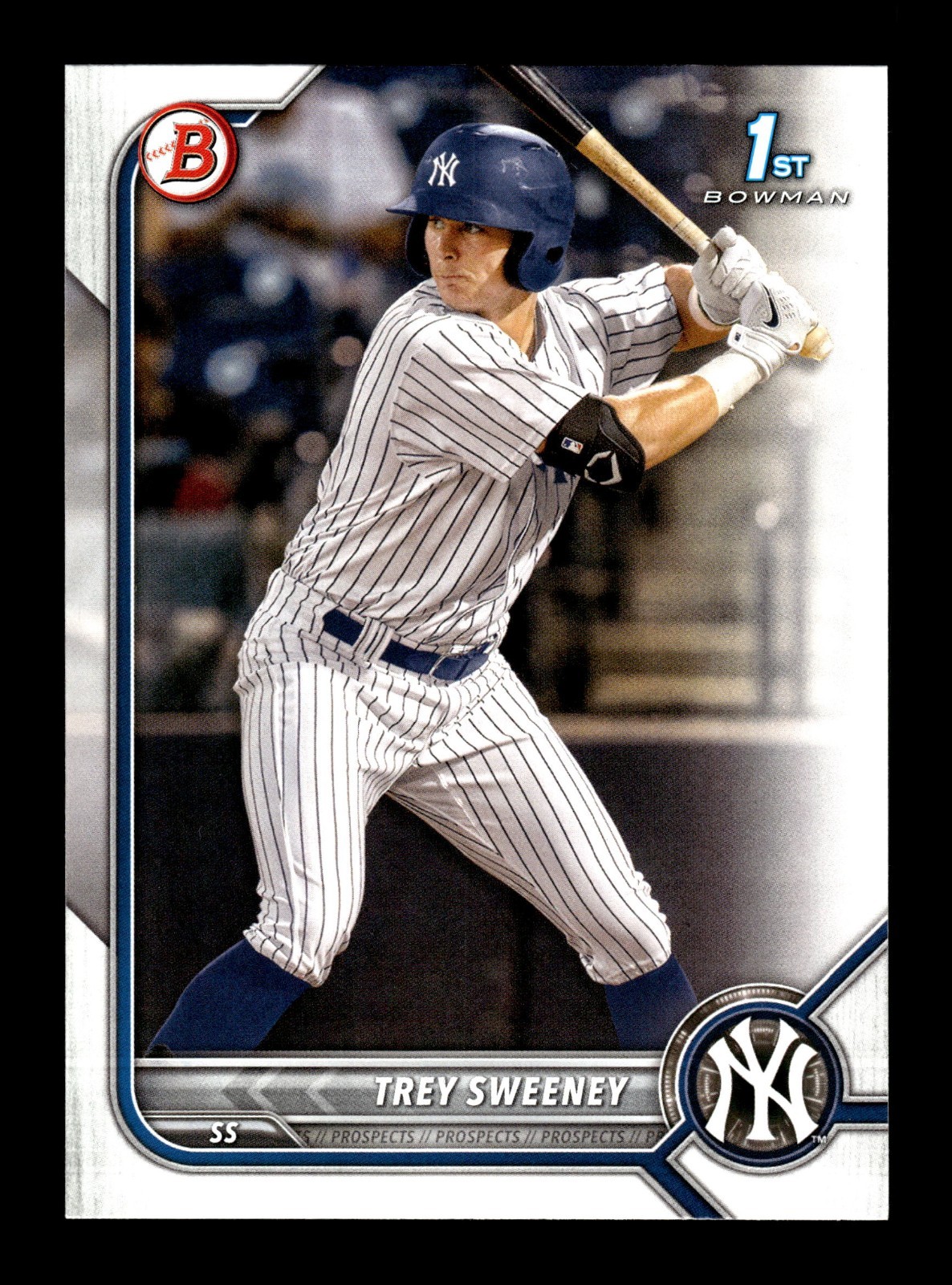 2022 Bowman Prospects #BP-137 Trey Sweeney - NY Yankees