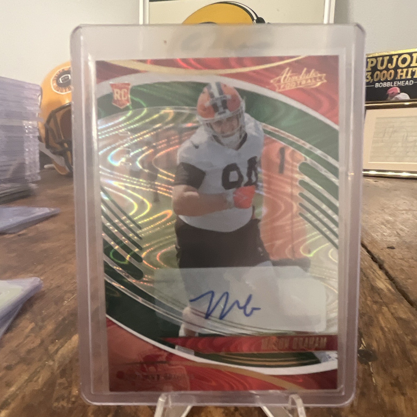 2025 Panini Absolute - Rookies Mason Graham  Green Waves Signatures /50 (AU, RC)