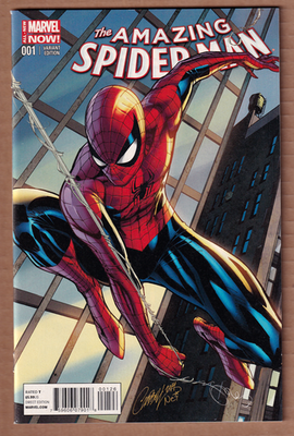 #ad AMAZING SPIDER MAN #1 J SCOTT CAMPELL VARIANT MARVEL NOW 2014 NM $8.99