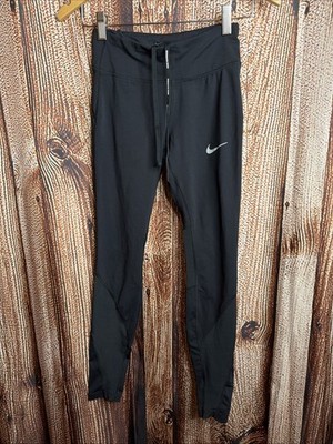 Nike Women's Epic Lux Black Tight Running Leggings Pockets Size XS $140