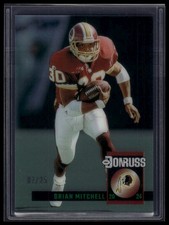 2024 Clearly Donruss #19 Brian Mitchell Clearly Retro 1994 Green #/25