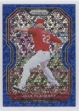 2021 Panini Prizm Tier III Blue Donut Circle 95/199 Jack Flaherty #230 2c6