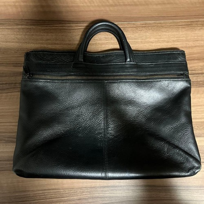 #ad Porter Yoshida amp; Co Briefcase Top Handle Bag Leather Mens Black Used From Japan $98.00