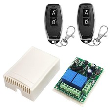 AC 110V 120V 220V Wireless RF Remote Control Relay Switch Universal 2-Ch Rece...