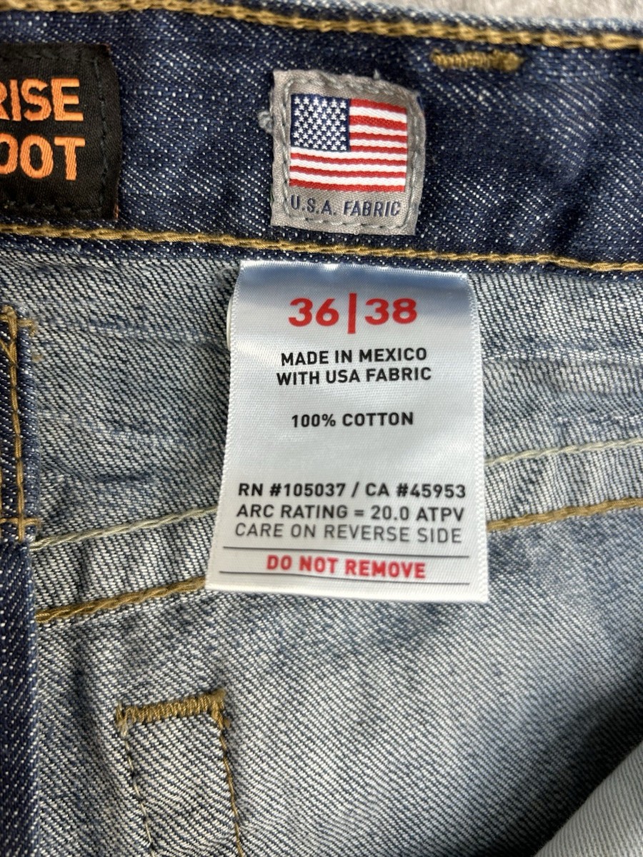 専用⑪ Ariat FR M4 Work Boot Cut Denim Jeans 36X38 Flame Resistant Cat 2
