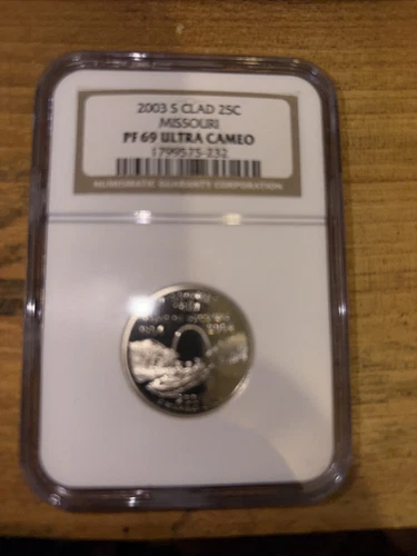 2003 S NGC PR69 Ultra Cameo Clad Missouri 25c State Quarter PF-69 UCAM