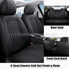Car 5 Seat Covers Fits JEEP Grand Cherokee 2011-2025 Leather Full Set Cushion