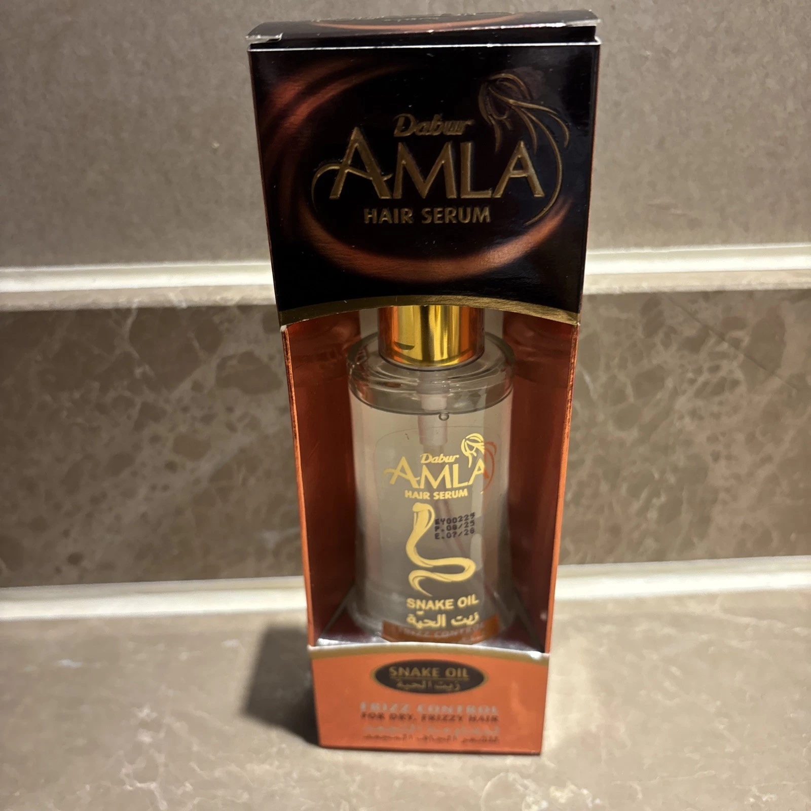 Dabur Amla Serum Snake Oil Frizz Control for Dry, Frizzy Hair 50ml
Opens in a new window or tab