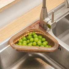 Swan Sink Drain Basket Kitchen Strainer Fruit Vegetable Storage Filter Holder