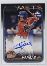 2024 Topps Pro Debut Auto Marco Vargas #PD-158 Auto 1f5h