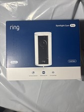Ring Spotlight Cam Pro Plug-In 2nd Gen White 4k Retinal Vision 2025 SEALED
