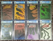 Extreme Carnage Parts 1-8 (2021 Complete Symbiote Wraparound Variant Set) ✨CGC✨