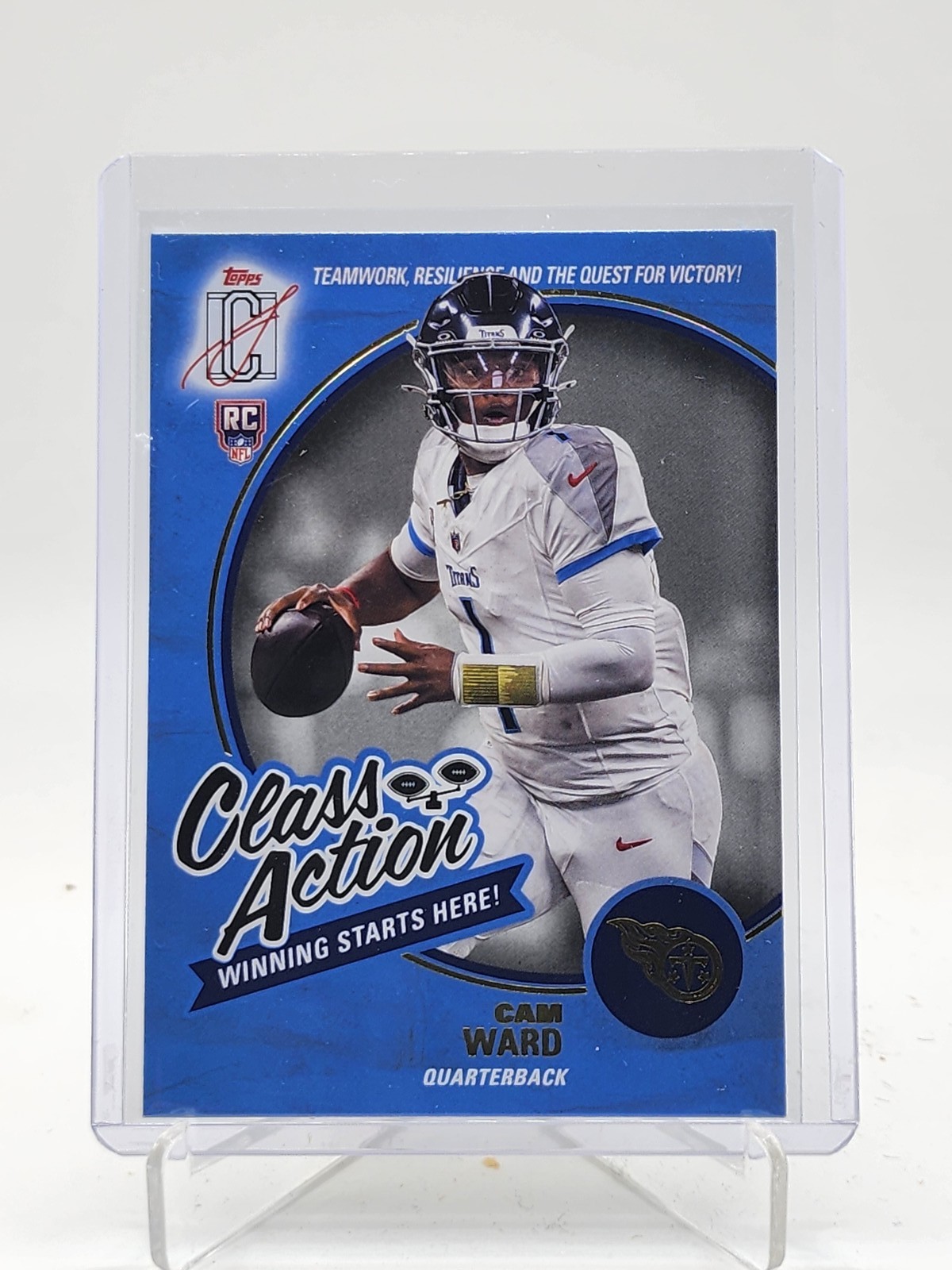 Cam Ward Topps Signature Class Action #25 Blue
