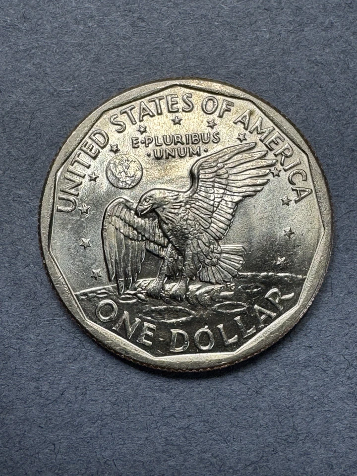 Susan B. Anthony 1979 un dólar EE. UU. Moneda rara rellena en D marca de ceca moneda Foto 2 de 3