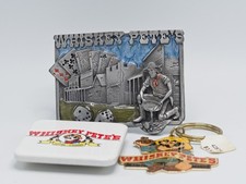 Whiskey Pete's Nevada Buckle-1982 Siskiyou Buckle Co. w/keychain, Fridge Magnet