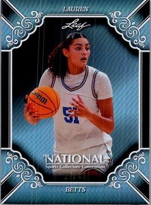 Lauren Betts 2026 Leaf National NSCC Exclusive Blue /48