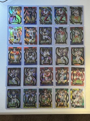 2024 Panini Select Football Multiple Color Shock Prizm's & Die Cut's # 1 -300