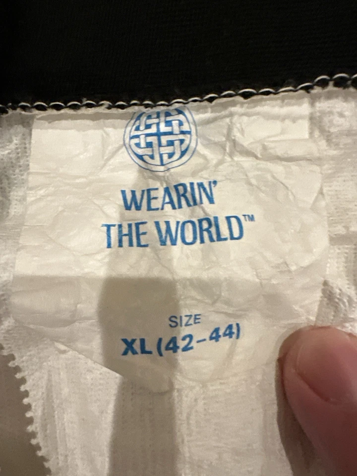 Vintage 1989 Wearin’ the World Tyvek Map Jacket XL 42-44 Esselte DuPont - Image 3 of 4