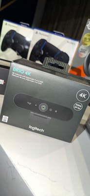 Logitech BRIO 4K Ultra HD Black Webcam 3840x2160 60fps HDR RightLight 3