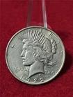 1922  CIRCULATED 90% SILVER PEACE DOLLAR  ME VS YOU   VF               #T4450