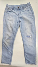 Jumping Beans Jeans Size 10 Light Blue Light Weight With Knee Design
