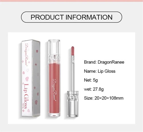 High Glossy Transparent Lip Gloss Lasting Moisturizing Nourishing Shiny Crystal - Picture 7 of 17