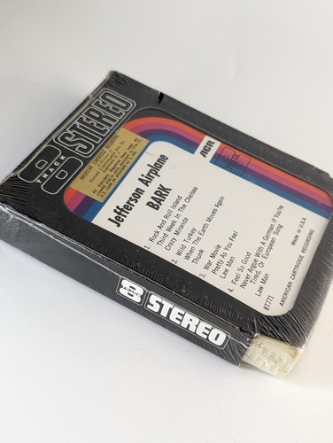 Jefferson Airplane - Bark 8 Track Stereo Cassette ACR Cartridge NEW SEALED - Foto 10 di 11